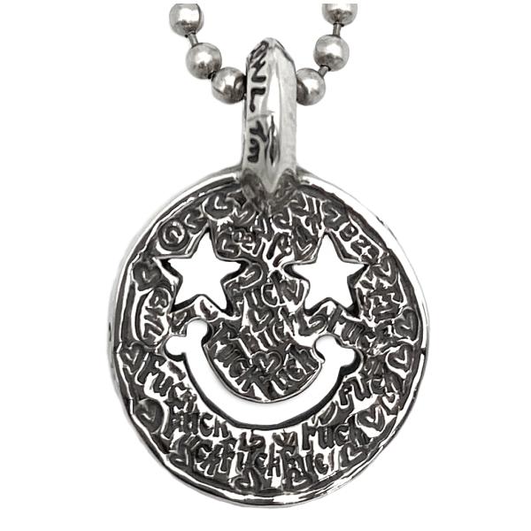 ビルウォールレザー Bill Wall Leather グラフィティハッピーフェイスペンダント Have A Nice Fucking Day Graffity Happy Face Pendant