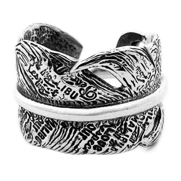 rEH[U[ Bill Wall Leather OtBeB tFU[ [W[ I[v t[ TCY Graffiti Feather Large Open Free Size