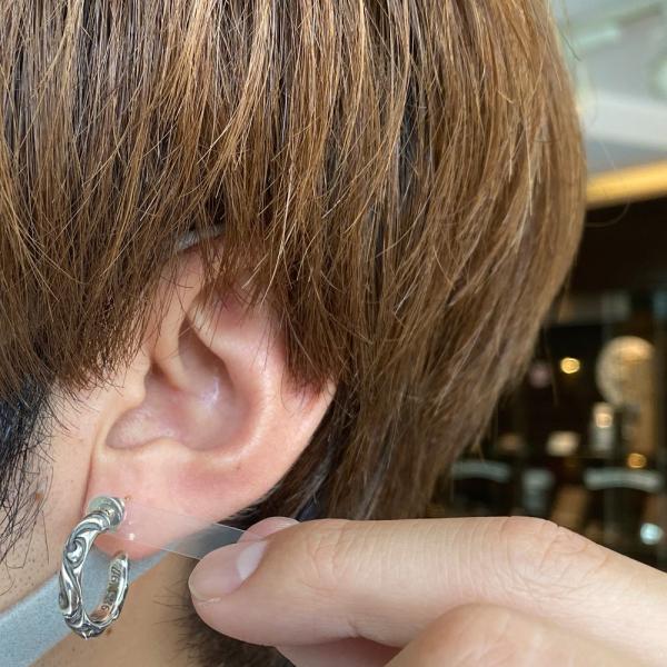 楽天市場】【CHROME HEARTS クロムハーツ】Plain Hoop Earring