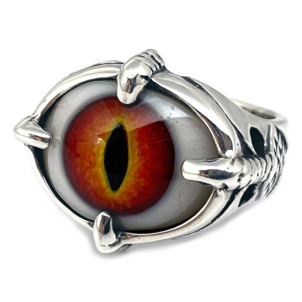 クレイジーピッグ　義眼リング　約17号 BEADED EYE RING | クレイジーピッグ公式オンラインストア