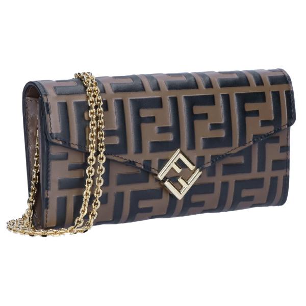 FENDI フェンディ FFダイヤモンド コンチネンタルウォレット 長財布 FENDI フェンディ FFダイヤモンド 長財布 フューシャ/ダーク