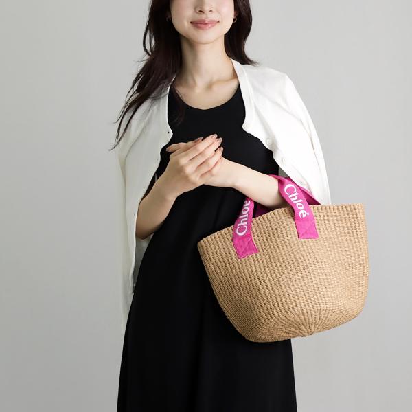 稀少色 クロエ Chloe ストロートートバッグ ハンドバッグ Chloe クロエ CHLOE かごバッグ トハンドバッグ KIDS ×MIFUKO