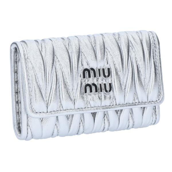 【美品】miu miu ミュウミュウ マテラッセ キーケース 現行モデル MIU MIU - 新品 ミュウミュウ MIU MIU キーケース マテラッセ