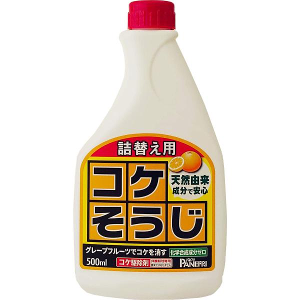 コケそうじスプレー 詰め替え用 500ml パネフリ工業 農薬成分不使用 化学合成成分ゼロ 非農耕地用コケ駆除剤