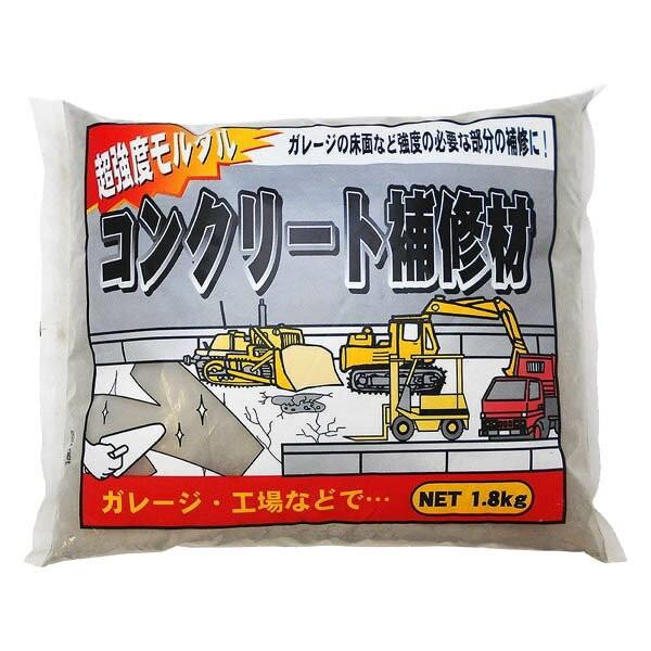 仕様色・柄：グレー容量：1.8kg用途・使用場所コンクリート建築物のスピード工事工場・倉庫・ガレージ等リフト・トラックなどが頻繁に通る床面のワレ・スキ間・陥没の補修に最適施工面積(目安)：塗厚10mmで300mm×330mm●超強度コンクリ...