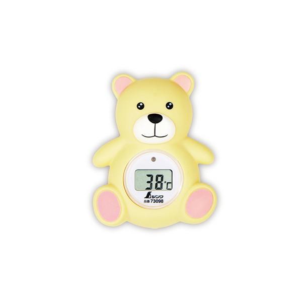 風呂用デジタル温度計 B クマ 73098 シンワ測定