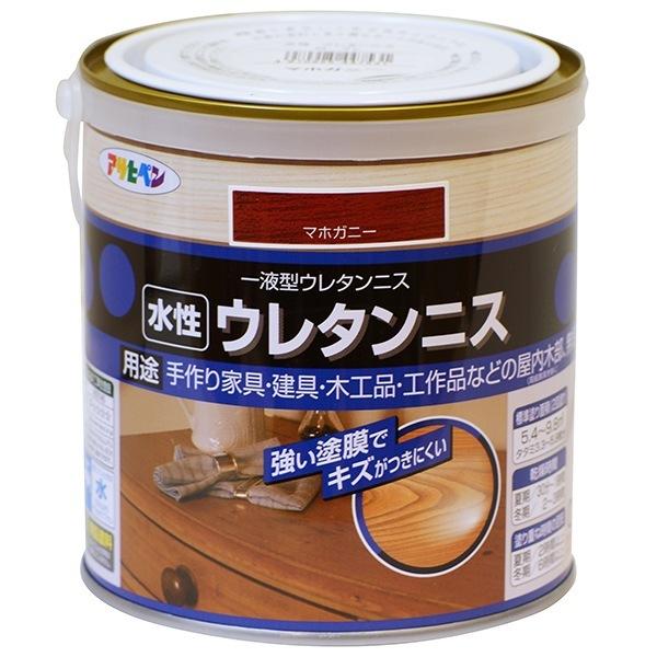 アサヒペン ニス 水性ウレタンニス 0.7L マホガニー ウレタンニス 水性