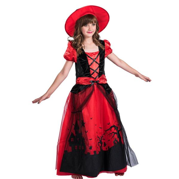 子供ハロウィン衣装子供 女の子 ドレス 女巫 メルヘンウィッチ まじょ 魔女 ウィッチガール キッズ ハロウィン衣装 幼稚園ハロウィン衣装 最新ハロウィン衣装