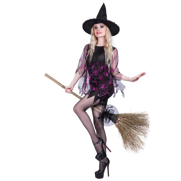 S〜Lハロウィン衣装 女巫 メルヘンウィッチ まじょ クモ ウィッチガール ハロウィン 衣装 仮装 コスプレ衣装 レディース ハロウィーン ガールズ 大人用 女性用