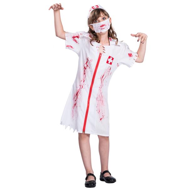 S〜L 大人用 女性用 ハロウィン衣装 ナース お化け 看護婦 看護師 ナース服 ハロウィン 衣装 仮装 コスプレ衣装 レディース イベント ハロウィーン ガールズ