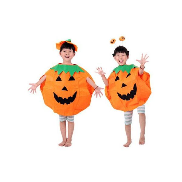 ハロウィン 衣装 かぼちゃ 小悪魔に変身 ハロウィン 衣装 子供 ハロウィン コスプレ 子供 ハロウィンコスチューム キッズ ハロウィン仮装 ジュニア
