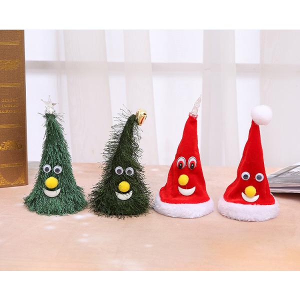 クリスマスハット デザイン 35×27cm クリスマス大人気【送料無料】 おもちゃ 動くFUNNYクリスマス