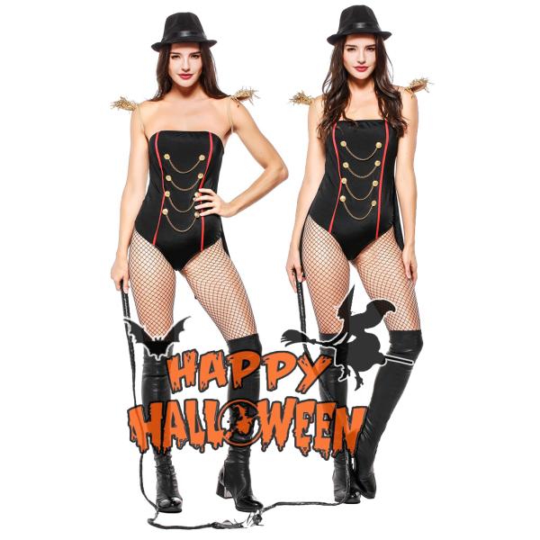 ハロウィン衣装 大人 女性用 サーカスの調教師 コスプレ トレーナー コスチューム 手品師 ハロウィン 衣装 奇術 レディース ガールズ 滑稽 ハロウィーン