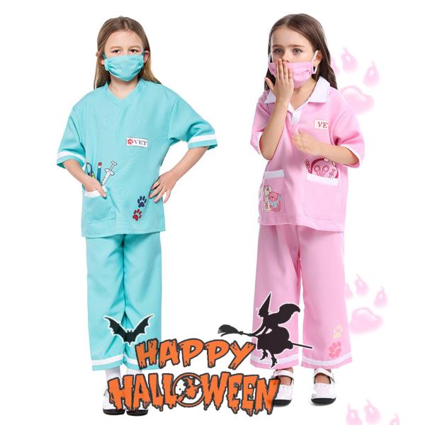 子供ハロウィン衣装子供 女の子 ナースウエア   看護 介護   看護師 医者 先生  キッズ ハロウィン衣装   幼稚園ハロウィン衣装  最新