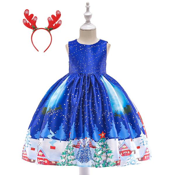 送料無料 クリスマス 女の子 ドレス ワンピース クリスマス衣装 ロングドレ クリスマス 子供ドレス ノースリーブ ス ガールズ 発表会 演奏会 仮装 ダンス衣装