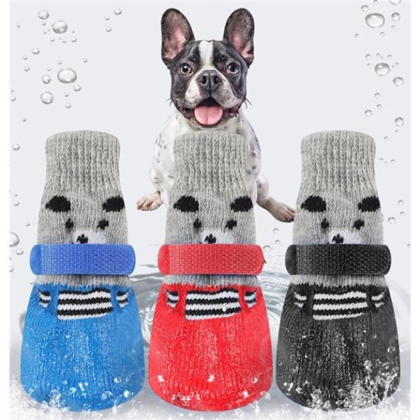 ペット用品 犬の靴 ドッグシューズ 靴下 1セット4個入り 肉球保護 滑り止め 履かせやすい 散歩 ソフト ブーツ 履物 犬靴下 ブーティ Eden エデン 通販 Yahoo ショッピング