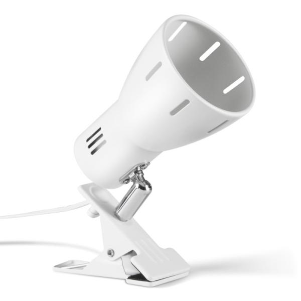 ※ご注文確定16時まで当日出荷（土日祝除く）定格電圧：AC100V 50/60Hz適用光源の定格消費電力：白熱電球60Wまで LED電球10Wまで口金：E26スイッチ：中間スイッチ本体寸法：セードφ90mm クリップ横幅60mm クリップ平...