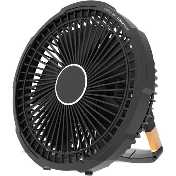 TOPLAND コードレス扇風機 SF-T10 BK ブラック TOPLAND トップランド 卓上扇風機 コードレス タフ FAN 防水