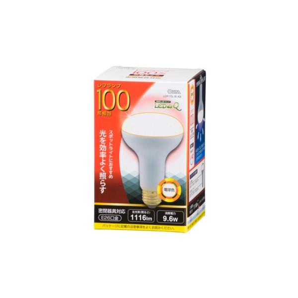 他サイト： オーム電機 LED電球 レフランプ形 100形相当 E26 電球色 [品番]06-0791  [型番] LDR10L-W A9の商品画像