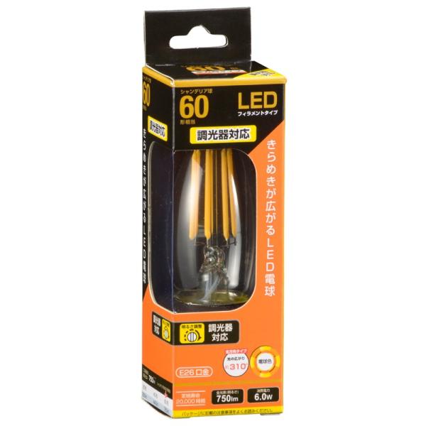 �I�[���d�@  LED�d�� �t�B�������g �V�����f���A�` E26 60�`���� ������Ή� [�i��]06-3490  LDC6L/D C6