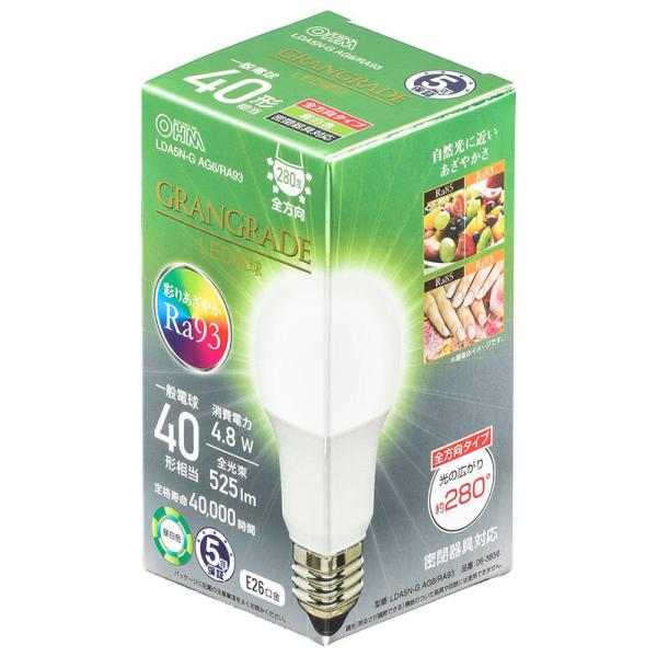 �I�[���d�@  �P�[�X�̔����� 12�Z�b�g  LED�d�� E26 40�`���� �����F [�i��]06-3856  LDA5N-G AG6/RA93_12set