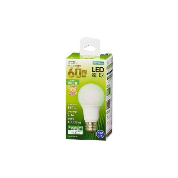 �I�[���d�@�@LDA7N-G AG52�@LED�d�� E26 60�`���� �����F [�i��]06-4458