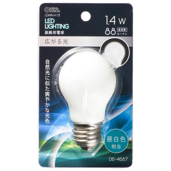 �I�[���d�@  LED�d�������p PS/E26/1.4W/88lm/�����F [�i��]06-4687  LDA1N-H 13