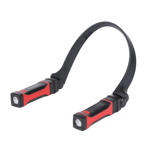 他サイト： オーム電機　LHP-N24A5　LEDネックツインライト 2WAY [品番]08-0777の商品画像