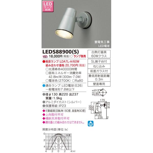 Ł@LEDAEghAuPbg@(vʔ)@LEDS88900(S)