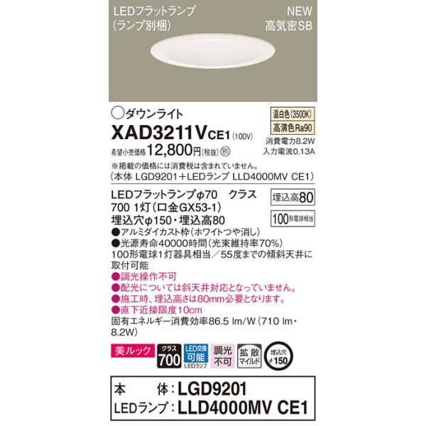 y@llzpi\jbN  XAD3211VCE1@LED_ECg 150 ^8H FyLGD9201 + LLD4000MV CE1z