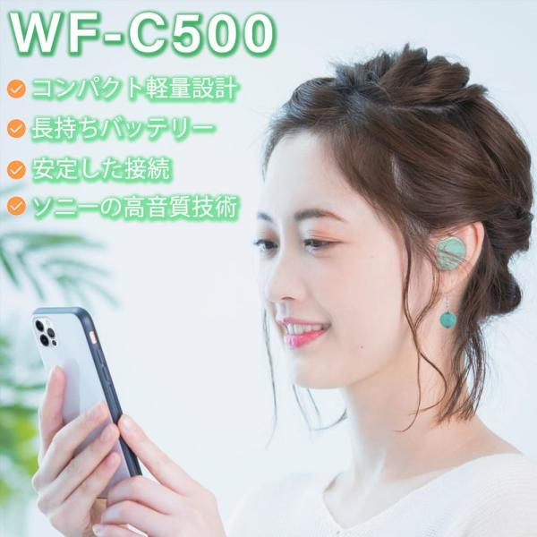 CXCz SONY \j[ WF-C500 BZ ubN  Bluetooth u[gD[X Cz CX WFC500BZ i摜1