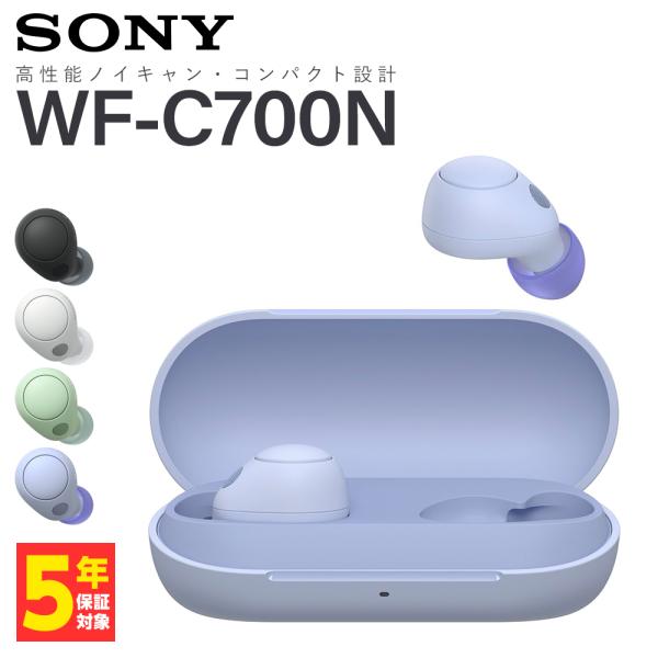 SONY ソニー WF-C700N VZ ラベンダー ワイヤレスイヤホン ノイズ 