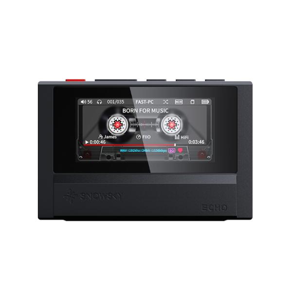 FIIO Snowsky ECHO Black【FIO-SSECHO-B】 ポータブルプレイヤー ミュージックプレイヤー CS43198 大容量ストレージ Bluetooth フィーオ