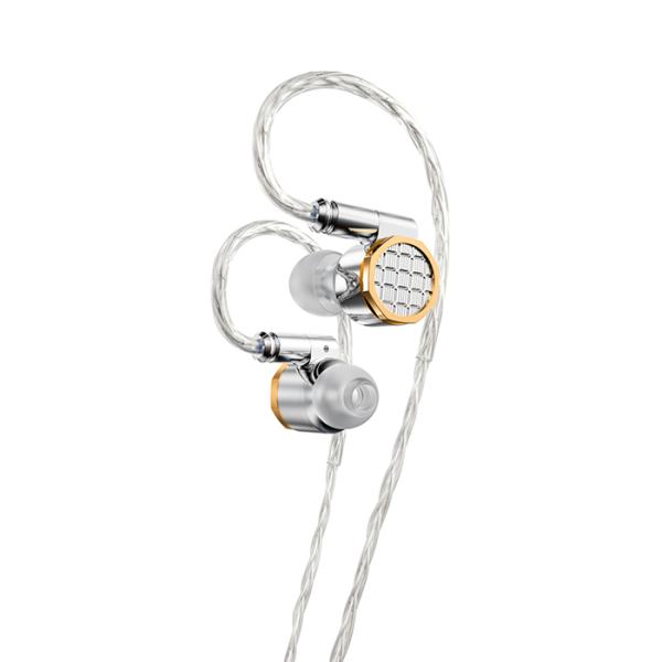 FIIO Snowsky OAK NANO Silver 【FIO-SSOAKNANO-S】有線イヤホン ベリリウム合金ドーム ダイナミックドライバー 3.5mm 4.4mm USB-C フィーオ