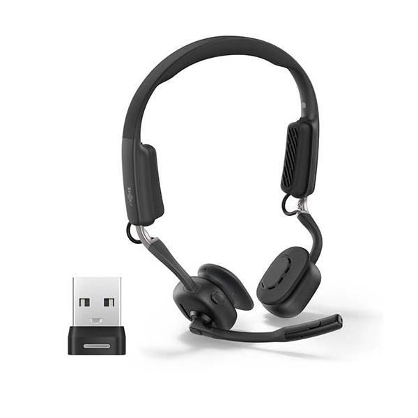 【新品、未使用、未開封】SHOKZ OPENMEET 骨伝導イヤホン Shokz OpenMeet UC USB-A ワイヤレスヘッドホン ヘッドセット 骨伝導