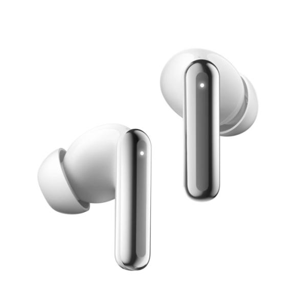 HAYLOU Flowbuds N50 ホワイト【HL-HT02-WH】 完全ワイヤレスイヤホン 密閉型 ノイズキャンセリング Bluetooth LDAC マイク IPX5 ハイロー