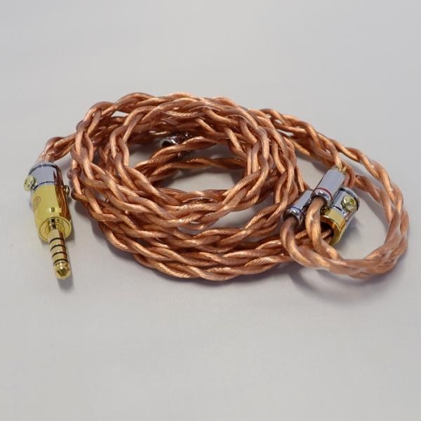 HAKUGEI 李牧 0.78 2Pin 4.4mm イヤホンケーブル リケーブル バランス接続 ハクゲイ
