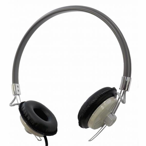 レトロヘッドホン ASHIDAVOX ST-90-05-H グレー アシダボックス レトロヘッドホン ASHIDAVOX ST-90-05-H グレー アシダボックス