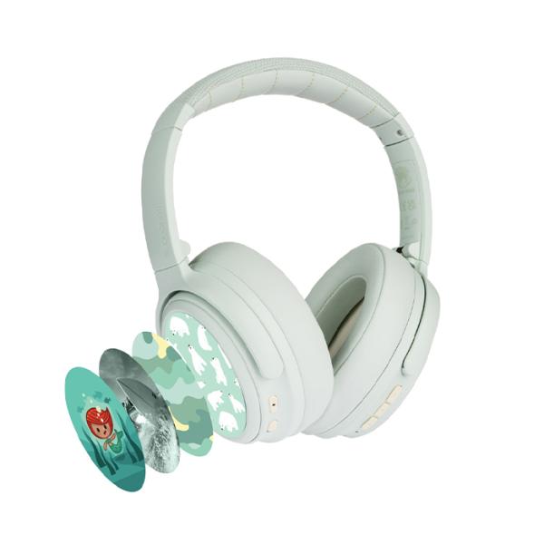 ONANOFF BuddyPhones CosmosFun グリーン ワイヤレスヘッドホン ノイズキャンセリング 子供用 学習用 オナノフ