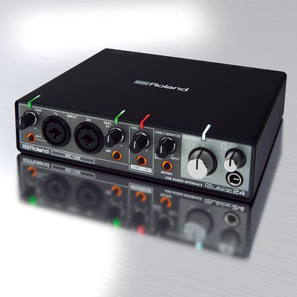 他サイト： (お取り寄せ) Roland RUBIX24 オーディオインターフェース 据え置き USB2.0 2in/4out 24bit/192kHz対応 低ノイズ設計 コンパクト レコーディング ローランドの商品画像