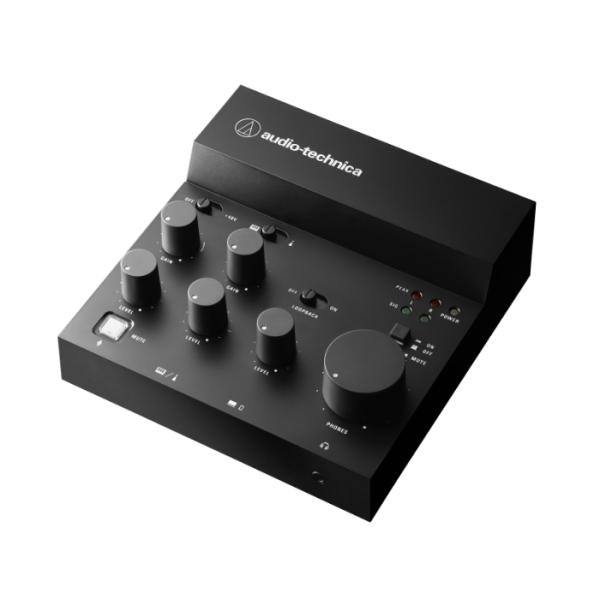 audio-technica AT-UMX3 USBオーディオミキサー オーディオ機材 ライブ配信向け ストリーマー ノイズ耐性 XLR 6.3mm 3.5mmステレオミニ OS オーディオテクニカ