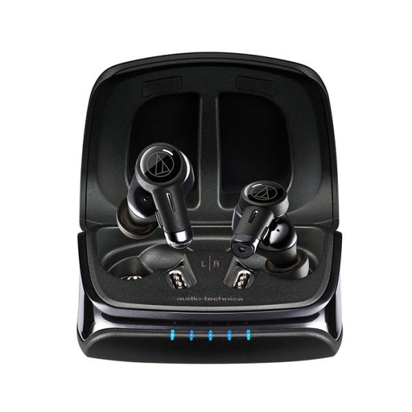 audio-technica ATH-TWX9MK2 BK ワイヤレスイヤホン ハイレゾ ノイズキャンセリング 外音取り込み 深紫外線除菌システム オーディオテクニカ