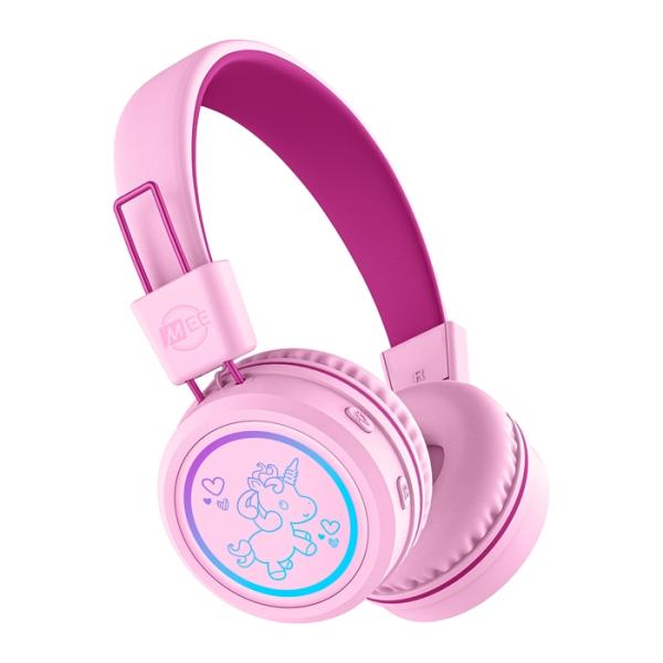 (お取り寄せ) MEE audio KIDJAMZ KJ55BT ピンク ワイヤレスヘッドホン Bluetooth 子供向け 音量制限 ミーオーディオ