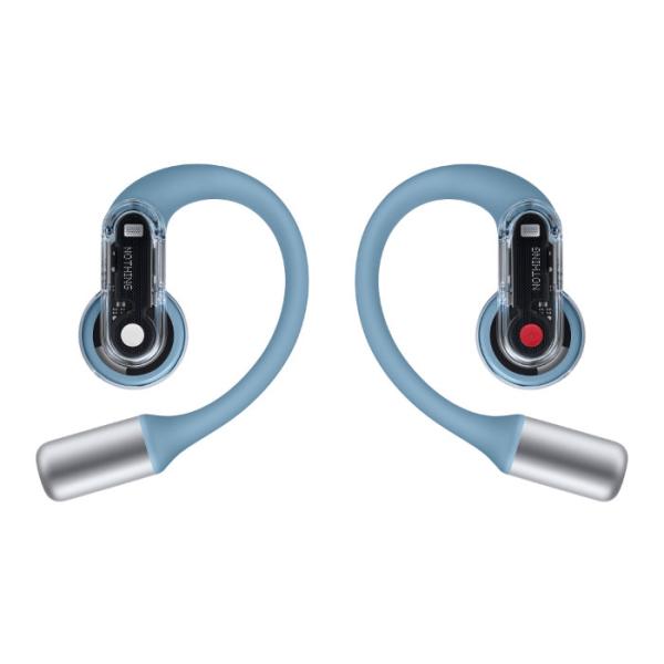Nothing Ear (open) Blue 【B182】ワイヤレスイヤホン イヤホン 無線 Bluetooth オープンイヤー 耳を塞がない IP54 軽量 片側8.1g マイク ナッシング