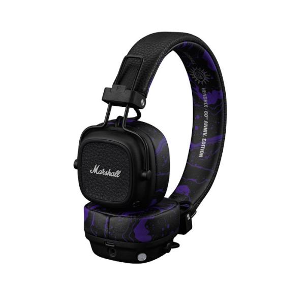 Marshall - Major V Wireless On-Ear Bluetooth Headphones with Lightweight Foldable Design and Microphone for Calls - Hendrix Edition