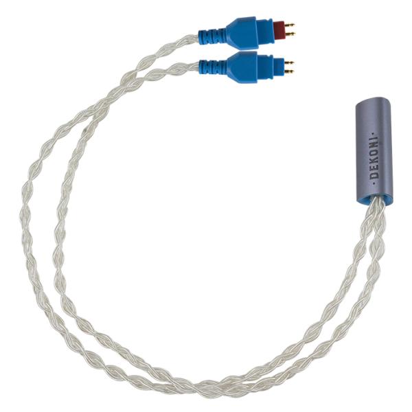 (お取り寄せ) DEKONI AUDIO Ensemble Cables Y-Split HD600 シルバー ヘッドホンケーブル MCS リケーブル デコニオーディオ
