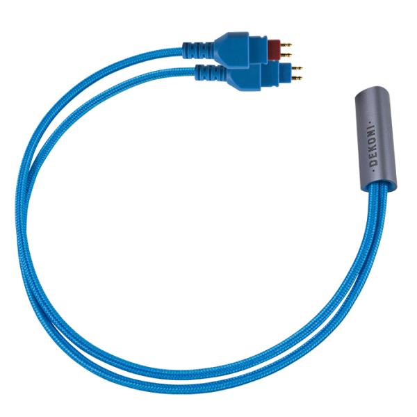 (お取り寄せ) DEKONI AUDIO Ensemble Cables Y-Split HD600 ブルー ヘッドホンケーブル MCS リケーブル デコニオーディオ