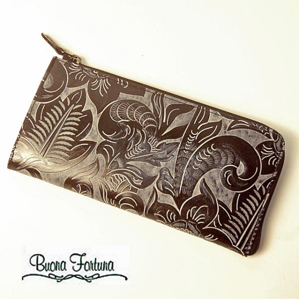 新品未使用　日本製　Buona Fortuna ボナフォルトゥーナ　長財布 フォルトゥーナ ボナ・フォルトゥーナ 長財布 日本職人 ハンドメイド