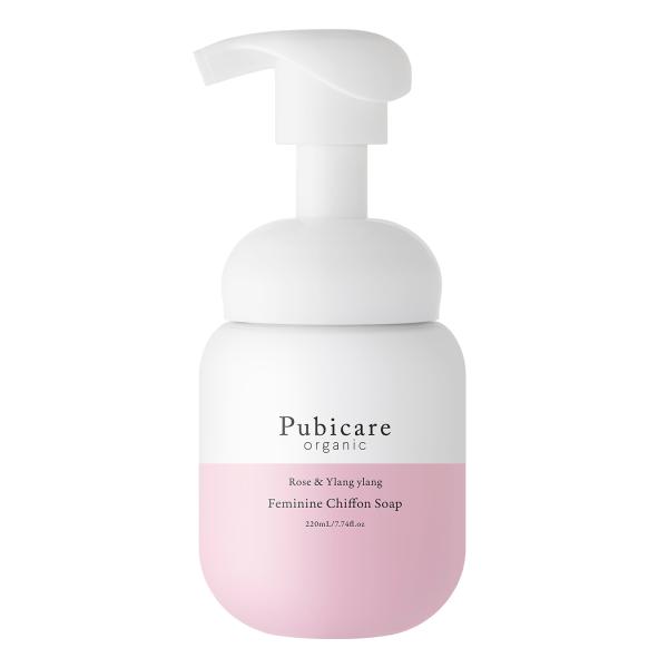 ピュビケア フェミニン シフォン ソープ ＜ローズ＆イランイラン＞220ｍL たかくら新産業 デリケートゾーン用ソープ 弱酸性 Pubicare フェムテック