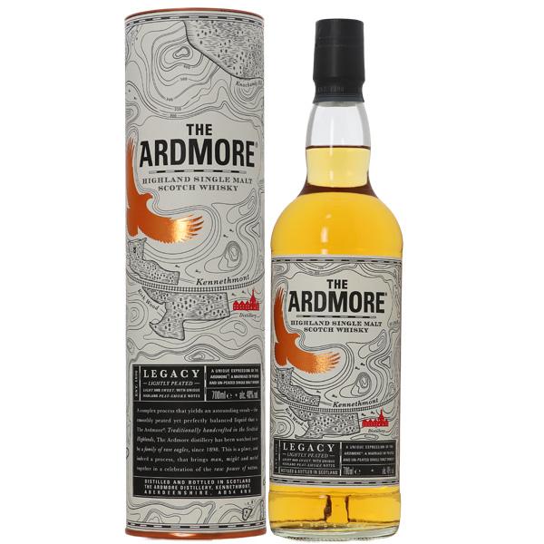 他サイト： ウイスキー アードモア レガシー 40度 正規 箱付 700ml 包装不可 シングルモルト 洋酒 _YARDの商品画像